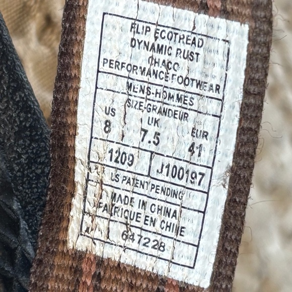 Mens Chaco Sandals Size 8 - Picture 6 of 7